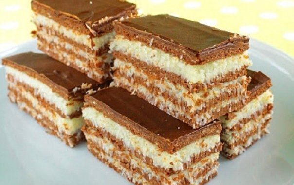 Prăjitura Cuburi de Zebră - Se face repede și nu necesită coacere