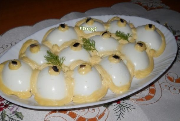 Ouă umplute cu piept de pui - Delicioase