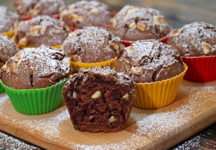 Brioșe cu ciocolată - Moi