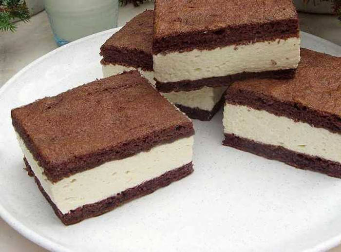 Prăjitură Kinder felie de lapte - un desert iubit de toți copiii