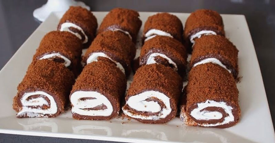 Mini Rulade Cu Frișcă - Sunt Atât De Bune Încât Vei Dori Să Le Mănânci Singur Pe Toate