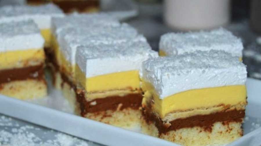 Prăjitura Crăiasa Zăpezii - Una din cele mai bune prăjituri. Musafirii nu se mai satură!