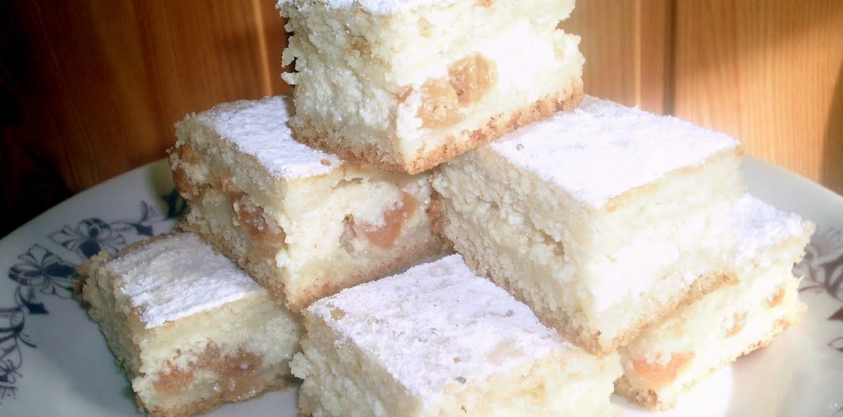 Prăjitura cu brânză dulce și stafide - Rețetă extraordinară