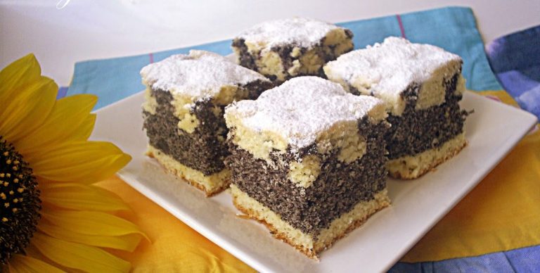 Prăjitură de casă cu mac - Rețetă ușoară și rapidă