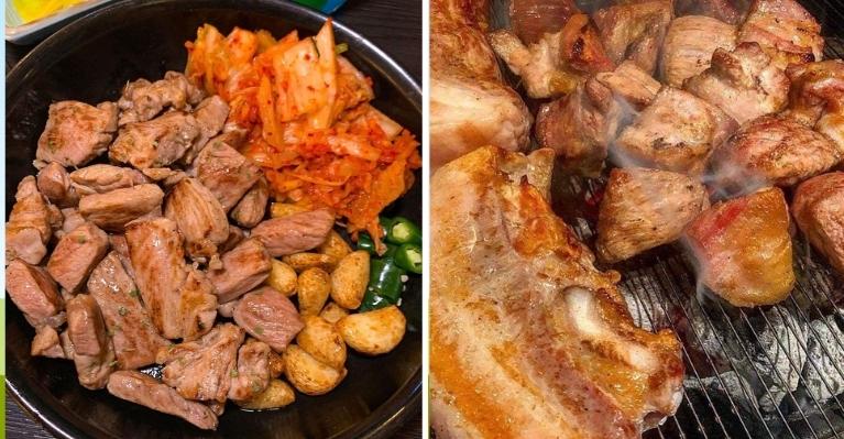 Piept de porc la grătar cu sos – aromă intensă