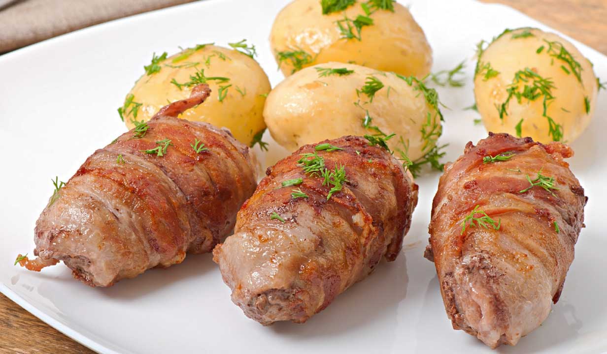 Cartofi COPȚI înveliți ÎN BACON - Rețetă DELICIOASĂ. Nu există ceva mai bun!