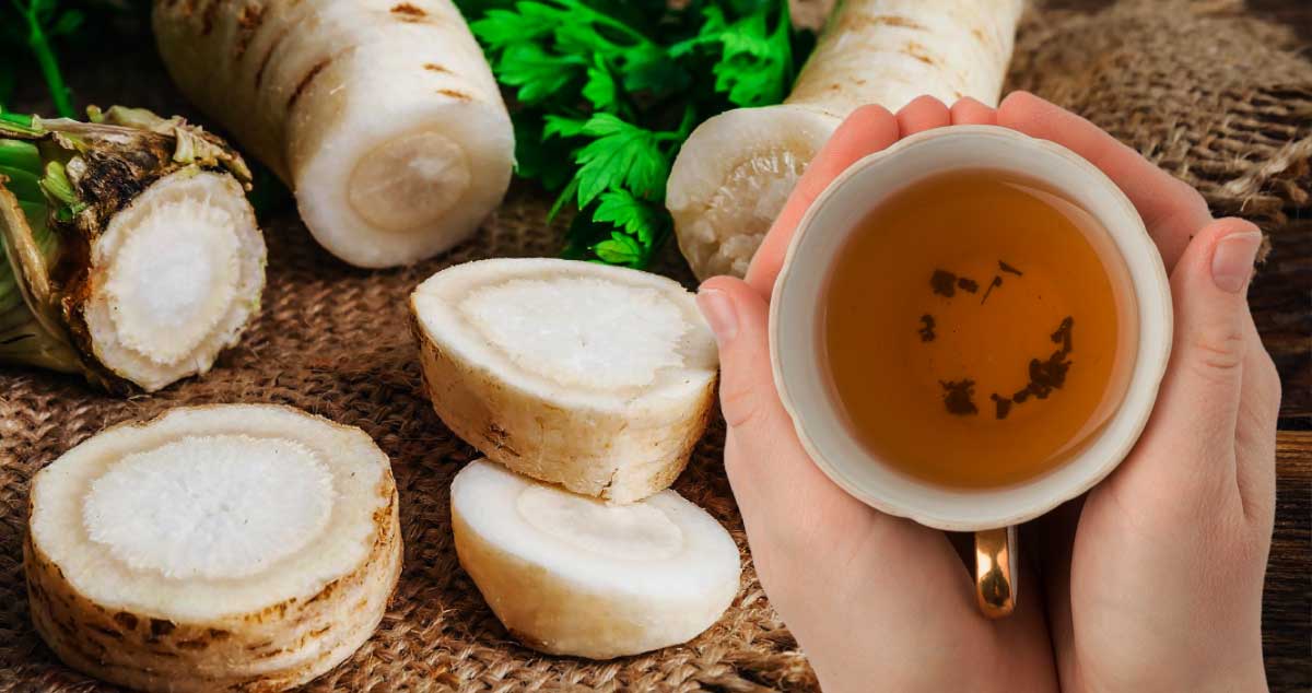 Ceai din RĂDĂCINĂ de PĂTRUNJEL - Remediu perfect pentru PIETRE la RINICHI și ANEMII