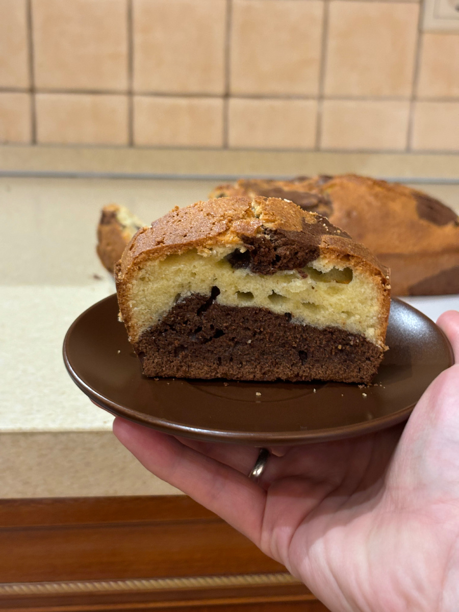 Chec marmorat: am folosit 4 ouă