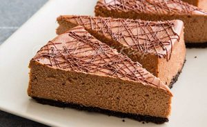 Cheesecake cu ciocolată – fără coacere – gata în 30 de minute