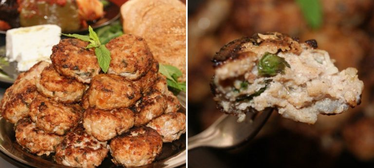 Chifteluțe grecești cu 2 tipuri de carne tocată. Trebuie să le încerci