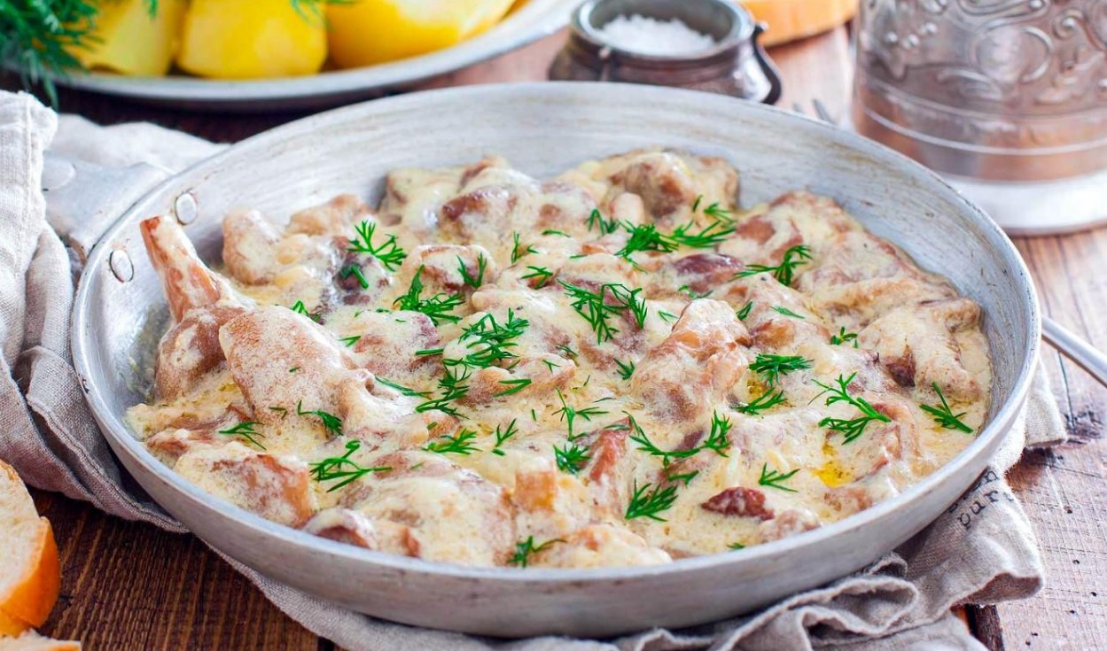 Ciulama de ciupercuțe - Rețetă de post