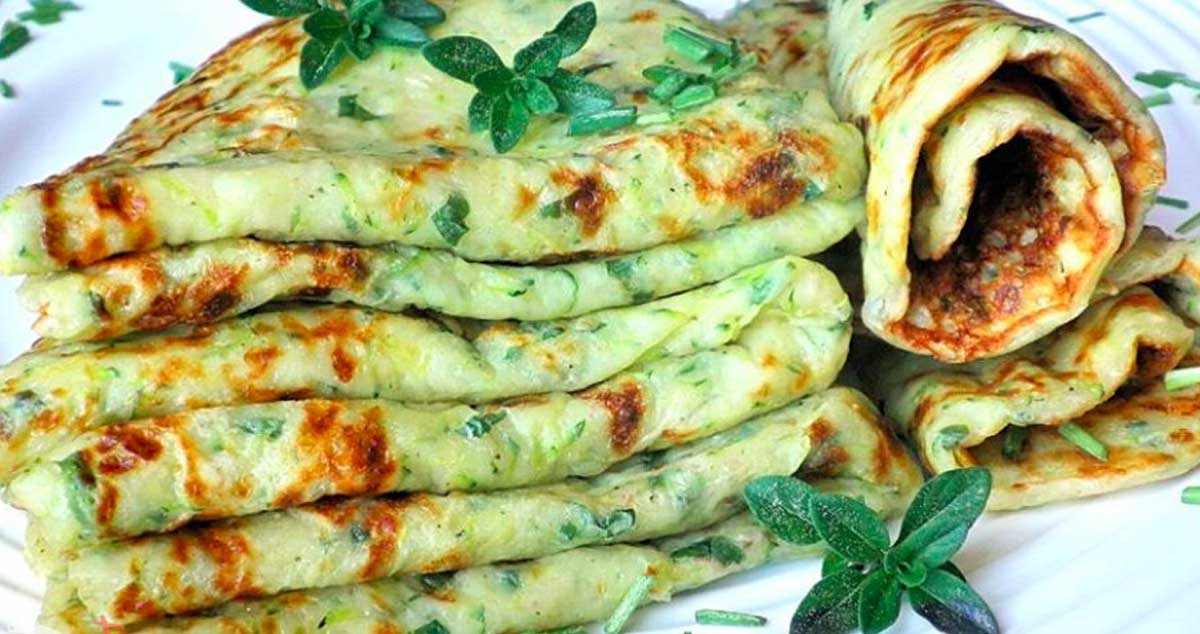 Clătite cu dovlecei și cașcaval – absolut delicioase!