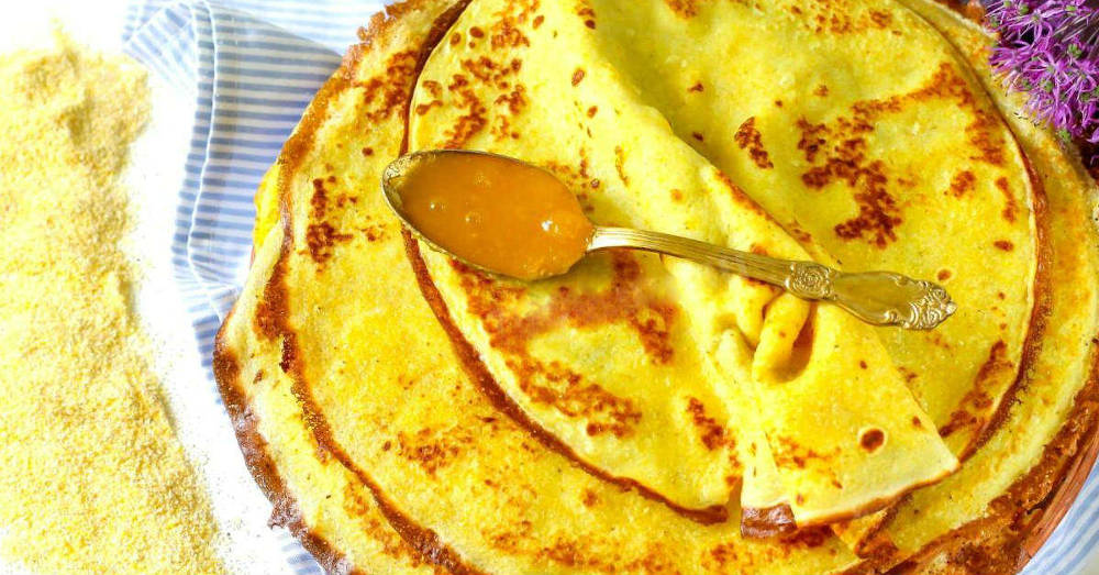 Clătite din făină de porumb - o rețetă diferită