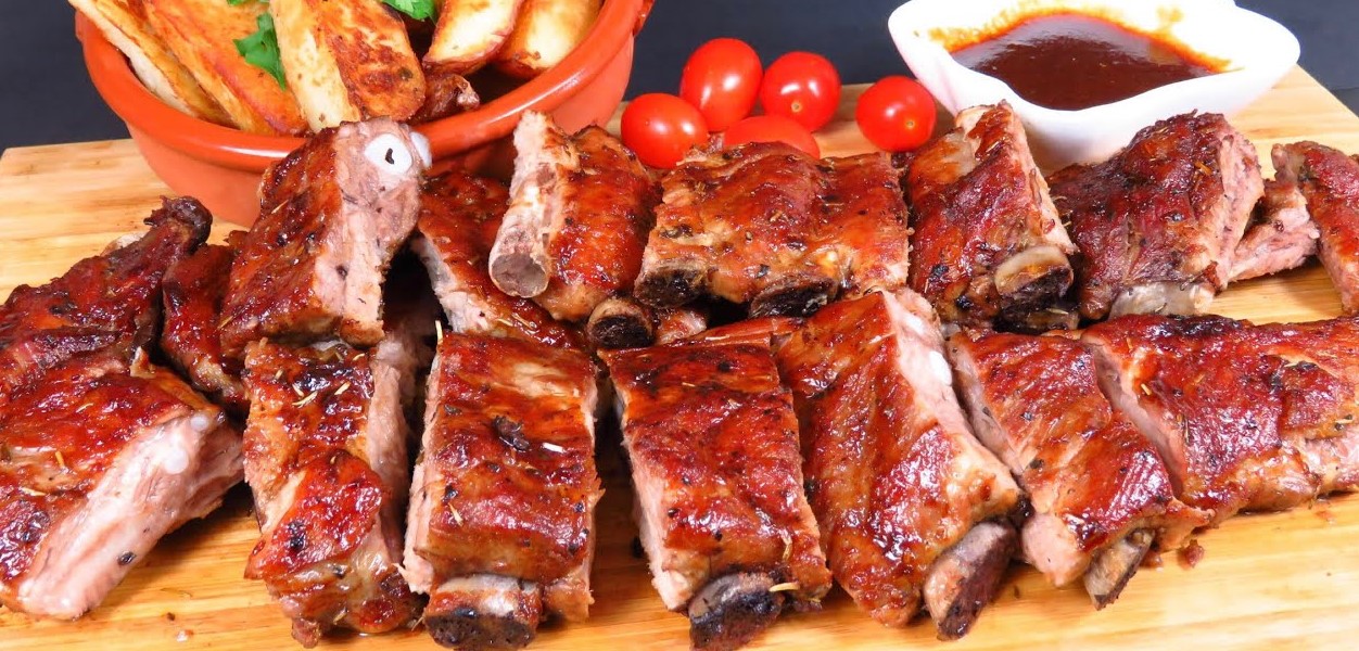 Costițe de porc cu sos Barbeque