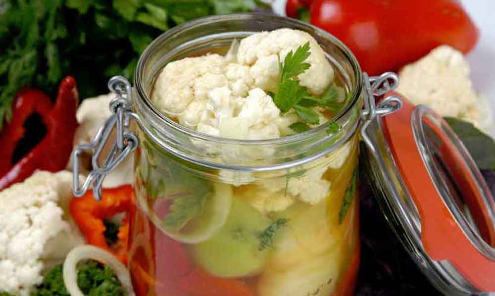 Conopidă murată pentru iarnă