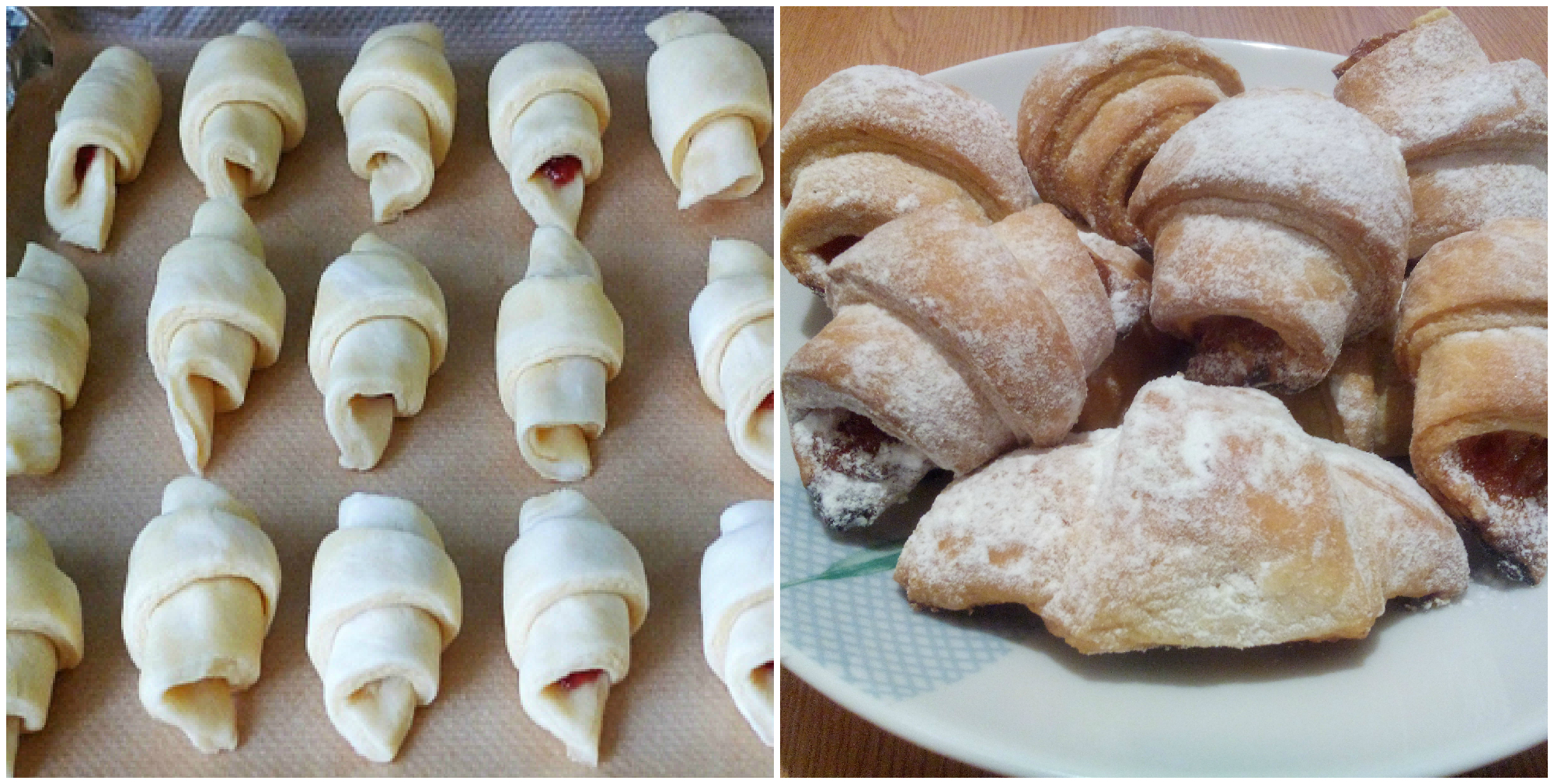Cornulețe cu gem - Foarte ușor de făcut