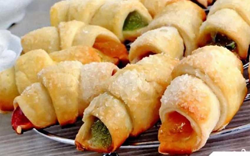 Cornulețe fragede cu rahat - rețetă de post. Cele mai bune cornulețe