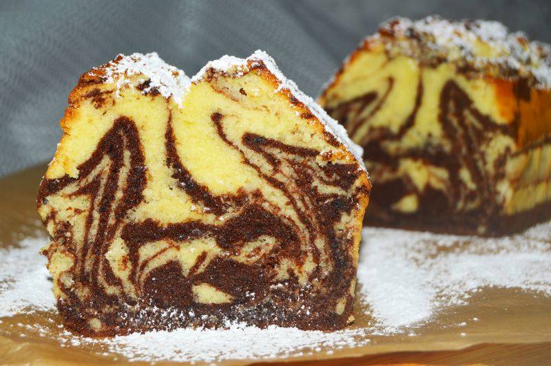 Cozonac cu cacao. Rețetă rapidă. Fără drojdie