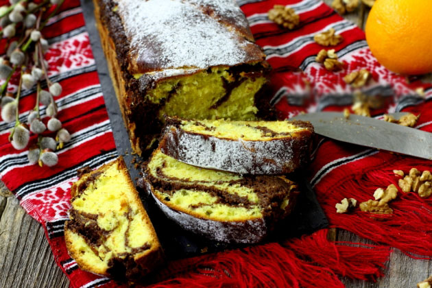 Cel mai bun cozonac cu nucă și cacao – pufos