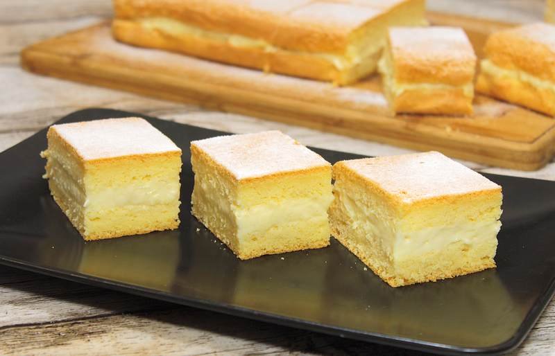 Prăjitură "Cuburi de vanilie" - un desert simplu