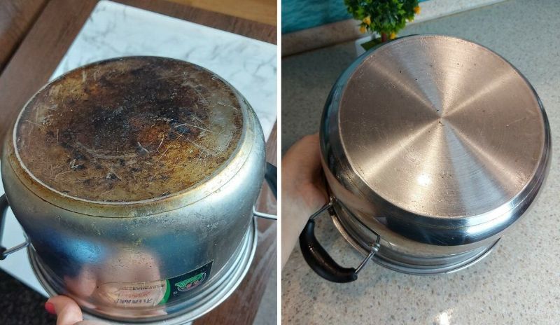 Uite cum poți curăța perfect oalele de inox