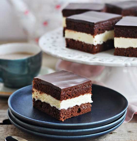 prajitura crema lapte glazura