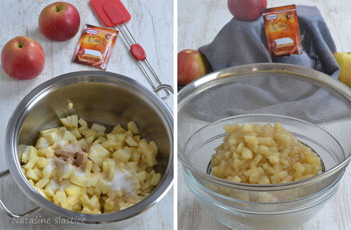 desert cu mere preparare