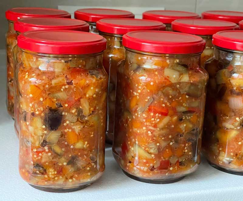 Salata de vinete cu legume