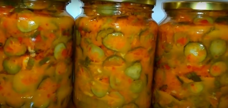 Salată de castraveți "Chantan&eacute;" &icirc;n marinadă picantă. Am conservat 17 borcane pentru iarnă: incredibil de gustoasă