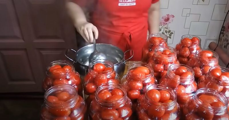 Roșii marinate pentru iarnă