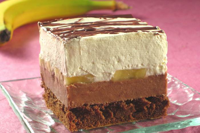 Prăjitură cu banane