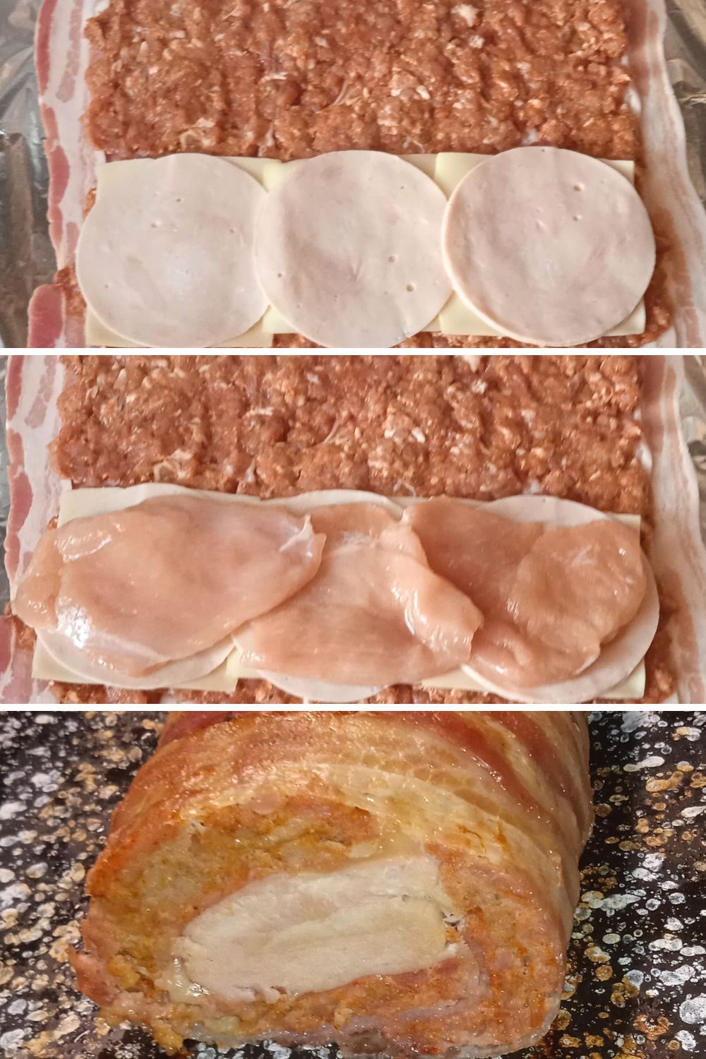 Rulou de pui cu br&acirc;nză