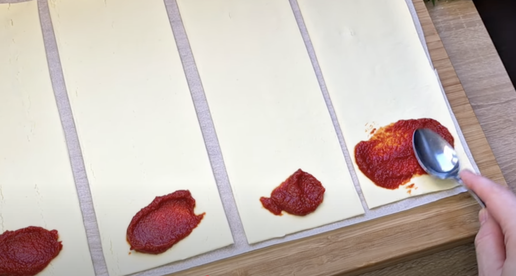 Plicuri HOT-DOG crocante din aluat foietaj: