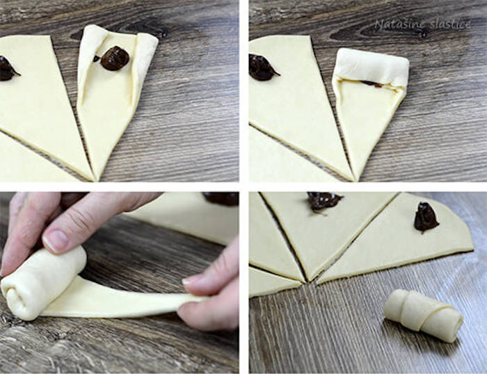 cornuri cu ciocolata preparare