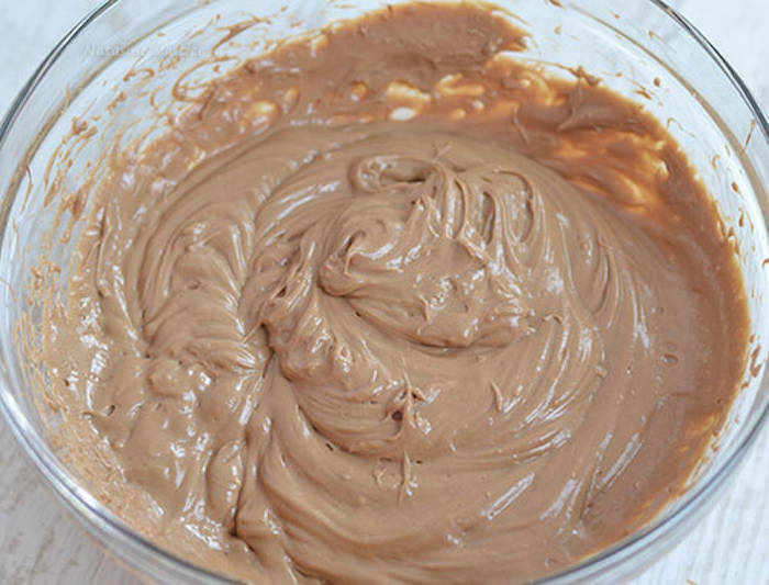 Prajitura cu banane si ciocolata crema Nutella