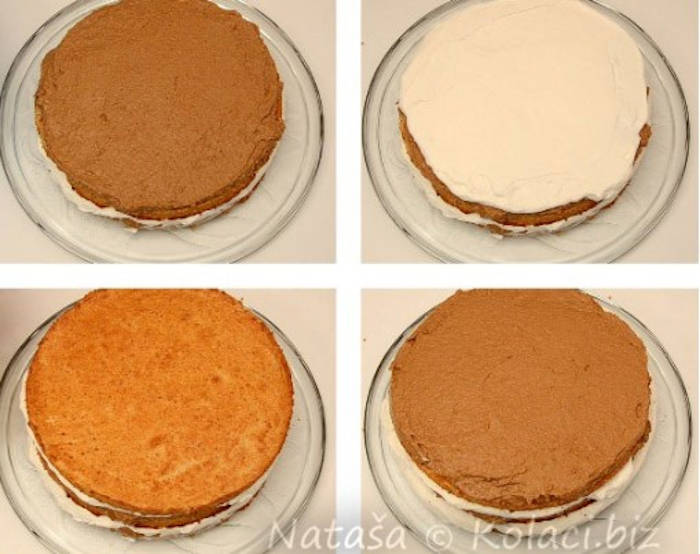 tort cu piscoturi mod preparare