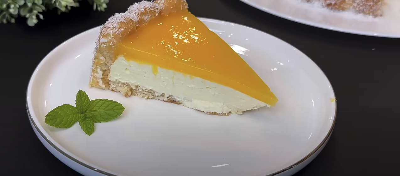 Desert de pișcoturi cu cremă de smântână și portocale