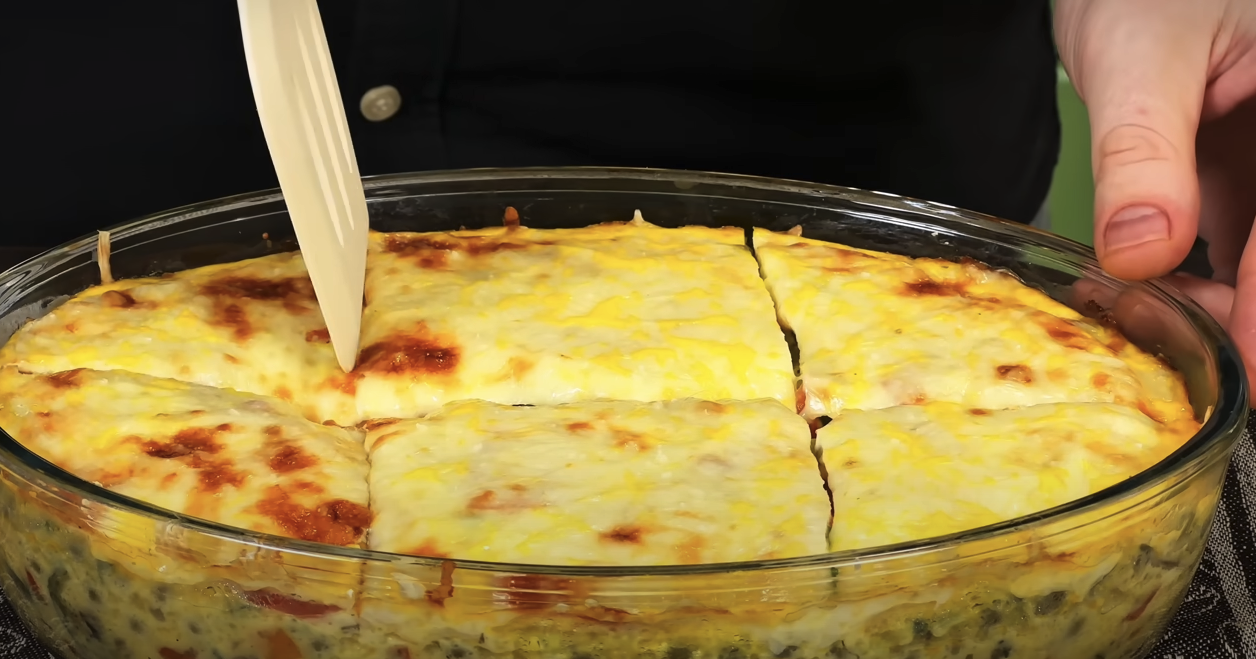 Musaca de legume cu dovlecei