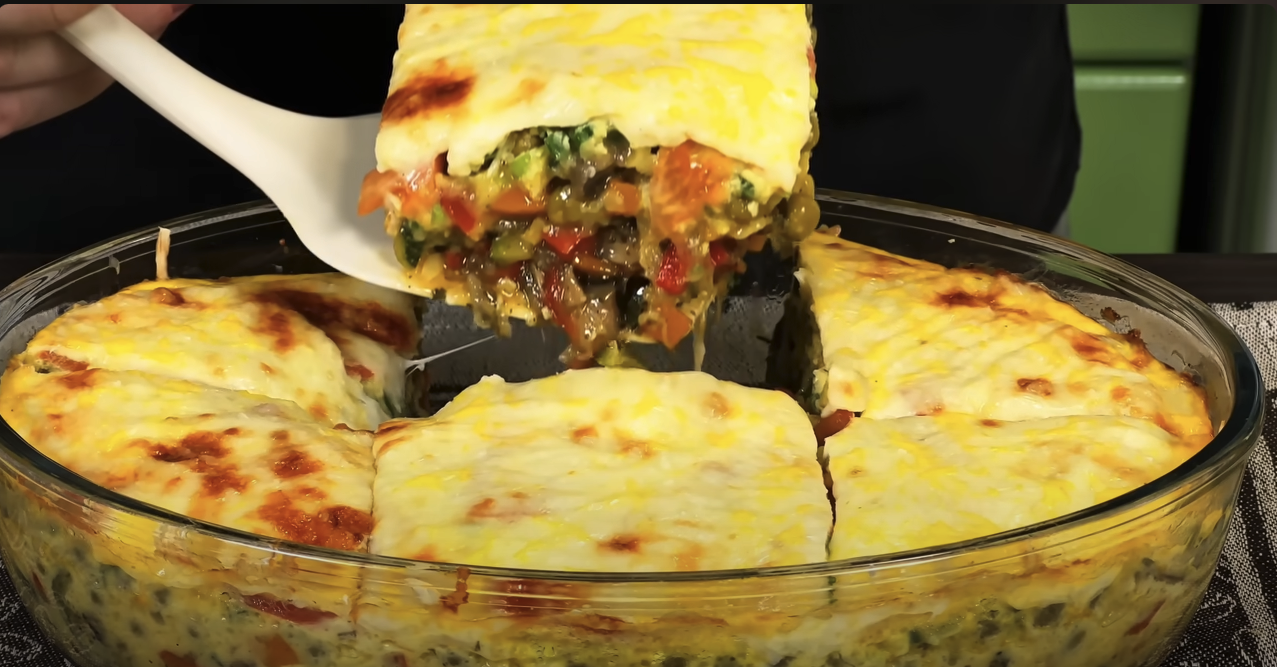 Musaca de legume cu dovlecei