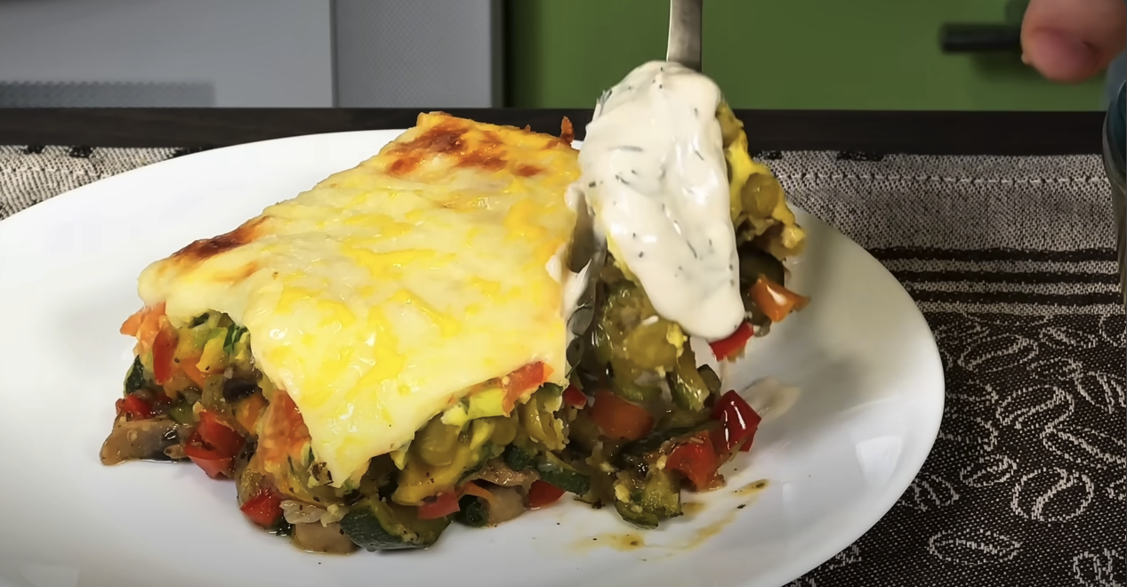 Musaca de legume cu dovlecei