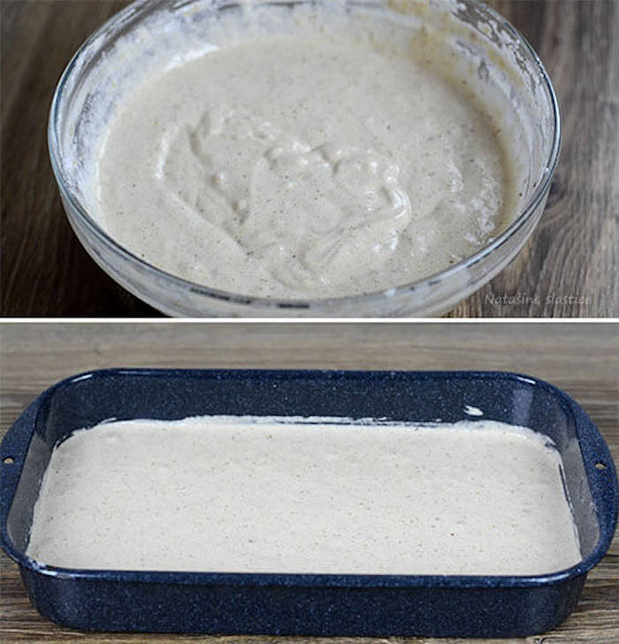 Prăjitură cu cremă de ciocolată și nuci aluat