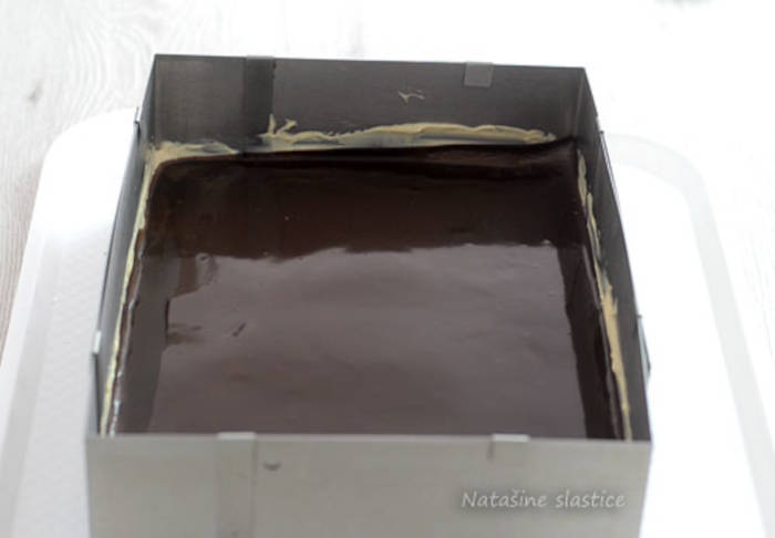 Prajitura cu caramel ganache