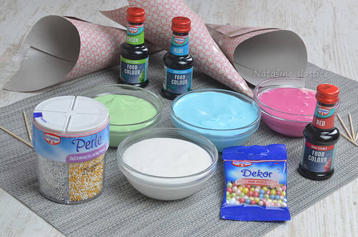 Fursecuri in forma de ou ingrediente