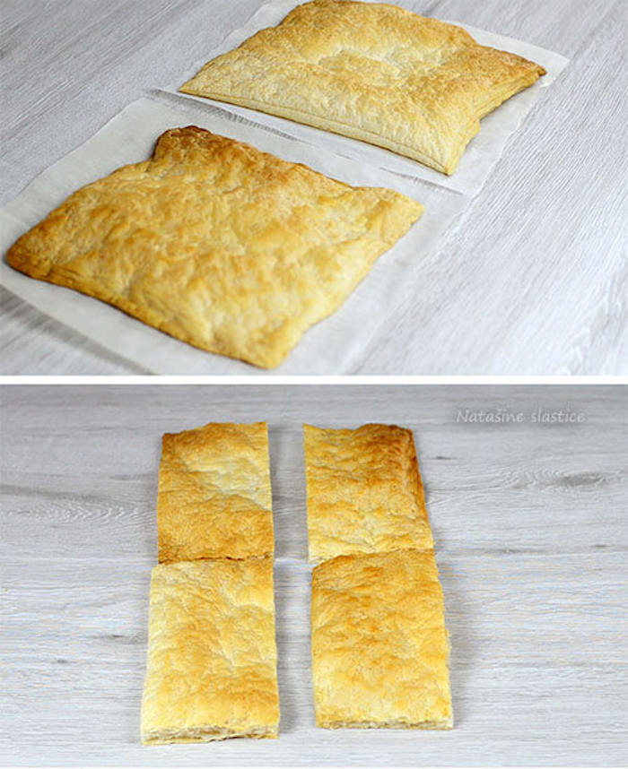 Prăjitură cu foietaj și zmeură ingrediente