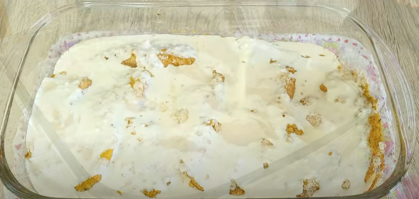 Peste pane la cuptor