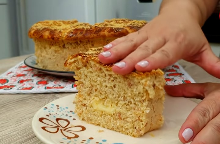 Paine cu carnati si parmezan