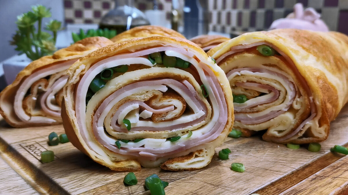 Ruladă cu șuncă și cașcaval