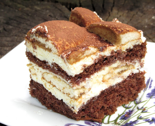 Prăjitură Latte Macchiato &ndash; Cu lapte și cafea, simplu (rețetă pentru o tavă mare)