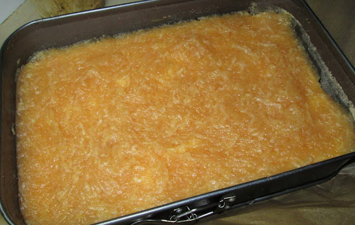 Prăjitură cu mere și cremă de budincă mod preparare