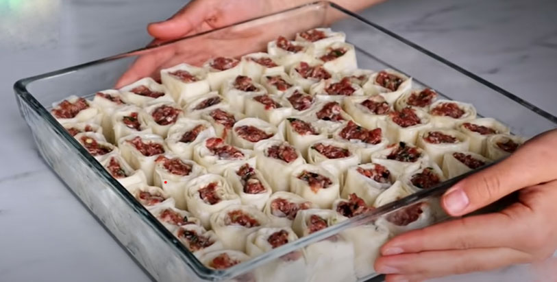 Carne tocata rulouri